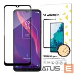 Чехол на заднюю панель Wozinsky  Wozinsky super tough Full Glue tempered glass full screen with frame Case Friendly TCL 306 black 