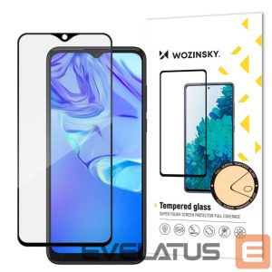 Чехол на заднюю панель Wozinsky  Wozinsky super durable Full Glue tempered glass full screen with frame Case Friendly TCL 305 black 