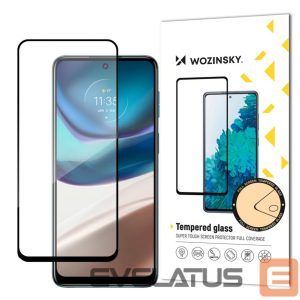 Чехол на заднюю панель Wozinsky  Wozinsky Super Durable Full Glue Tempered Glass Full Screen With Frame Case Friendly Motorola Moto G42 Black 