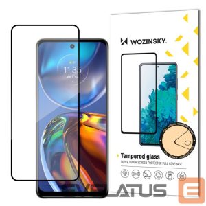 Чехол на заднюю панель Wozinsky  Wozinsky Super Durable Full Glue Tempered Glass Full Screen With Frame Case Friendly Motorola Moto E32 Black 
