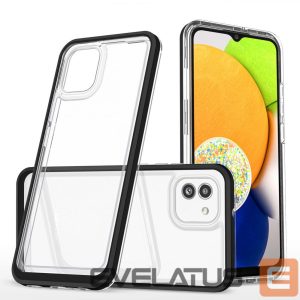 Чехол на заднюю панель Hurtel  Black || Transparent 