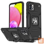 Чехол на заднюю панель Wozinsky  Wozinsky Ring Armor case for Samsung Galaxy A03 armored cover magnetic holder ring black 