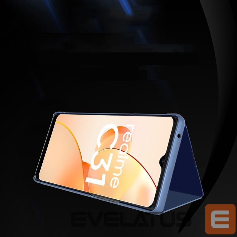 Чехол на заднюю панель Hurtel Clear View Case cover for Realme C31 flip cover black