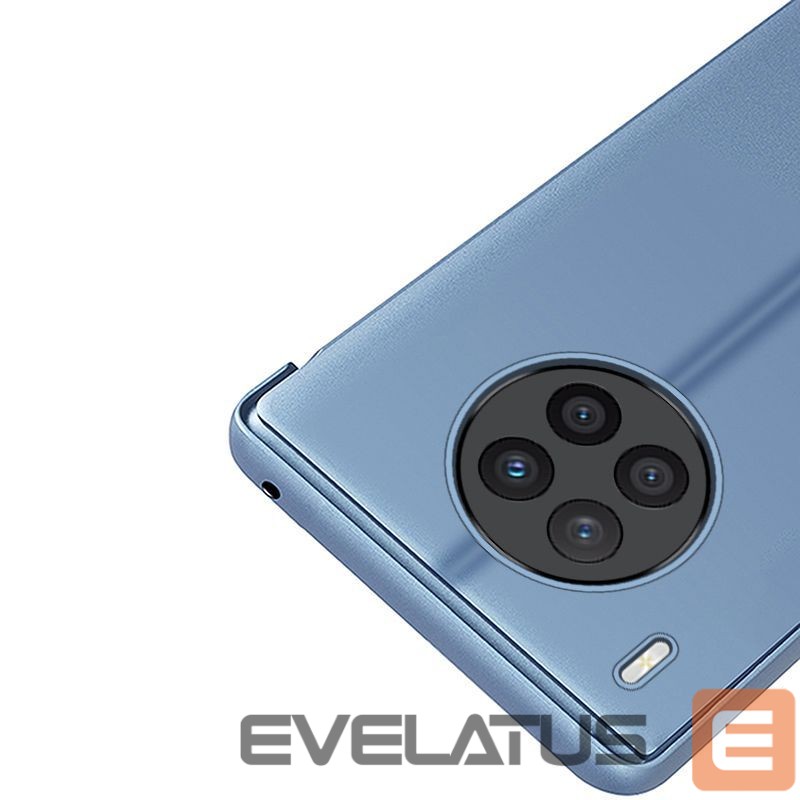 Чехол на заднюю панель Hurtel Clear View Case cover for Huawei nova 8i cover with a flap black