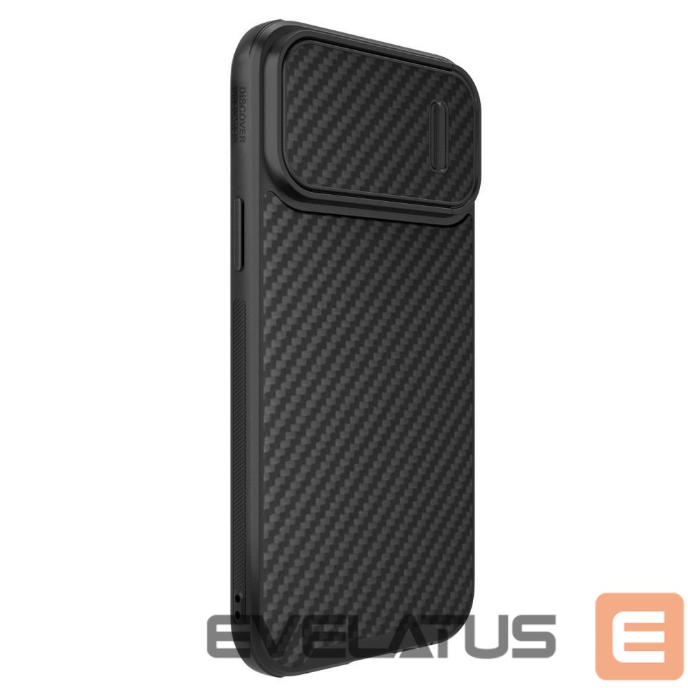 Чехол на заднюю панель Nillkin Nillkin Synthetic Fiber S Case iPhone 14 Pro Max case with camera cover, black