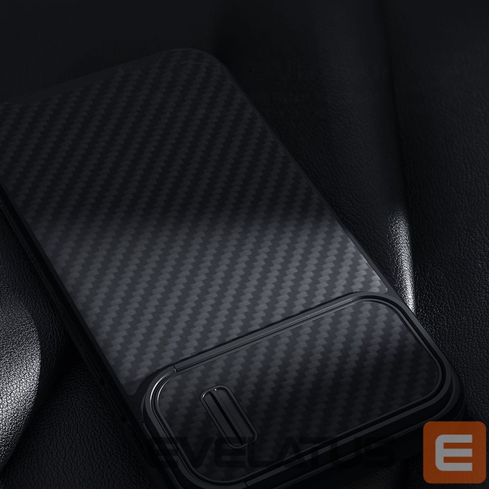 Чехол на заднюю панель Nillkin Nillkin Synthetic Fiber S Case iPhone 14 Pro Max case with camera cover, black