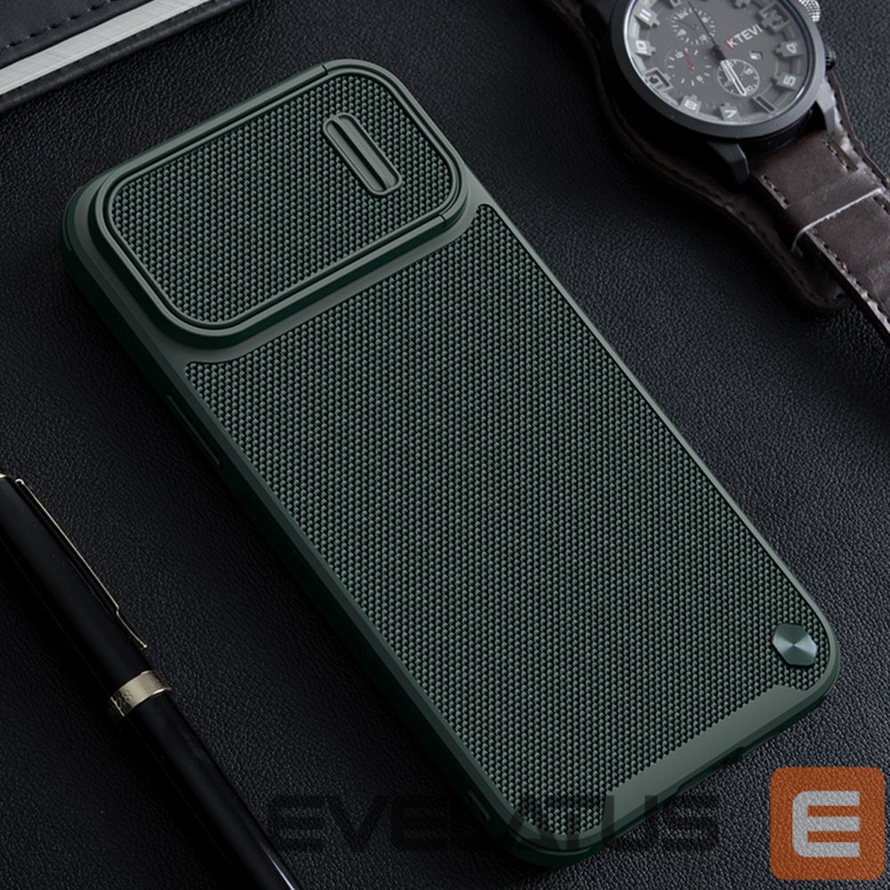 Чехол на заднюю панель Nillkin Nillkin Textured S Case iPhone 14 Pro Max armored cover with camera cover dark green