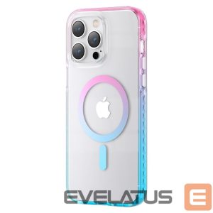 Чехол на заднюю панель Kingxbar  Kingxbar PQY Ice Crystal Series magnetic case for iPhone 14 Pro MagSafe pink and blue 