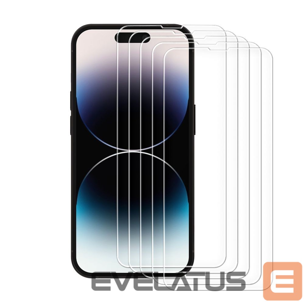 Чехол на заднюю панель Joyroom Joyroom Knight 2,5D FS TG 5x glass iPhone 14 Plus full screen (JR-DH07)