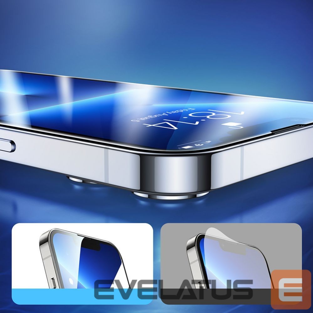 Чехол на заднюю панель Joyroom Joyroom Knight 2,5D FS TG 5x glass iPhone 14 Plus full screen (JR-DH07)