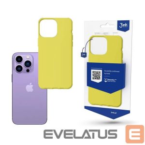 Чехол на заднюю панель 3MK  Case for iPhone 14 Pro from the 3mk Matt Case series - lime green 