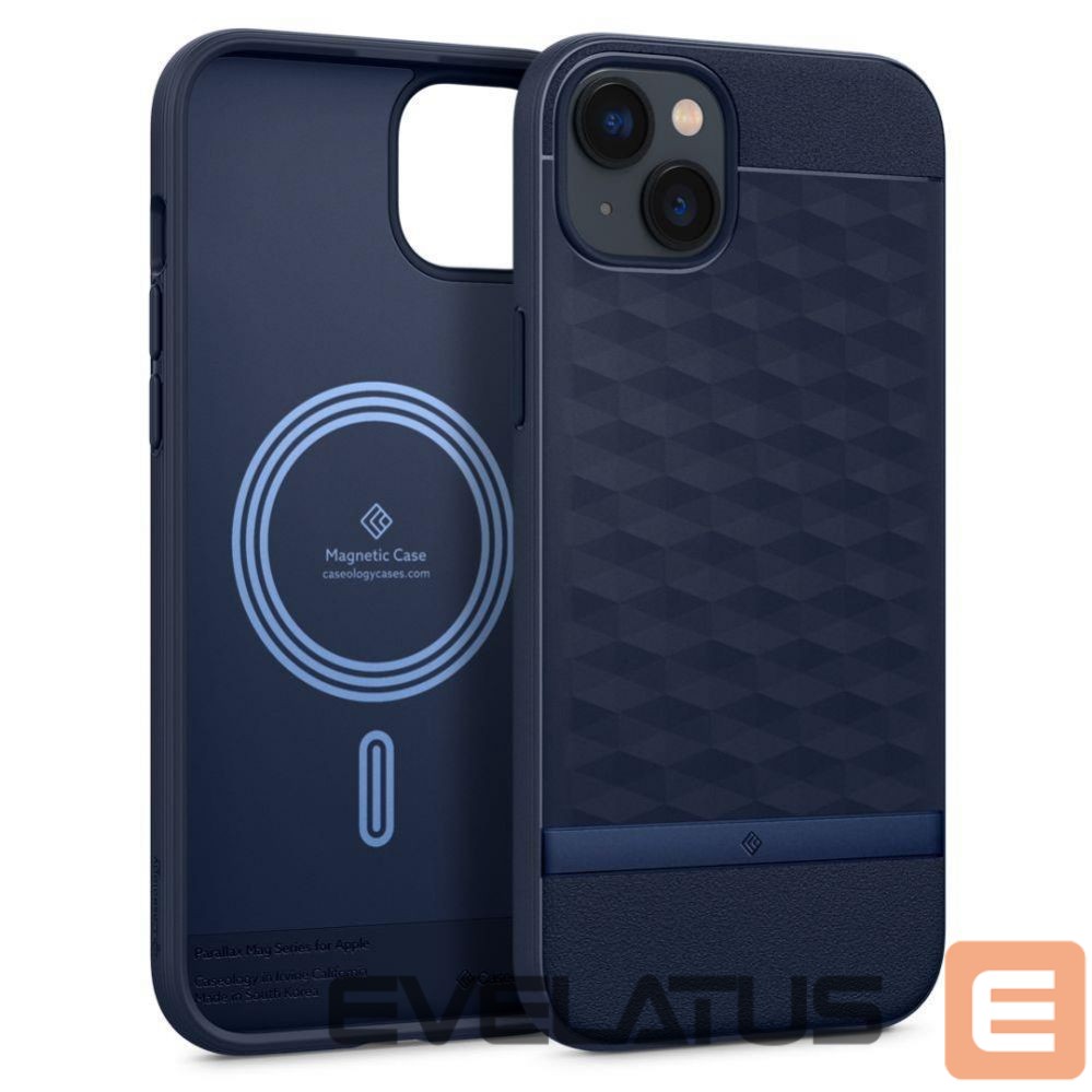 Чехол на заднюю панель Spigen Caseology Parallax Mag Case with MagSafe for iPhone 14 Plus - Navy
