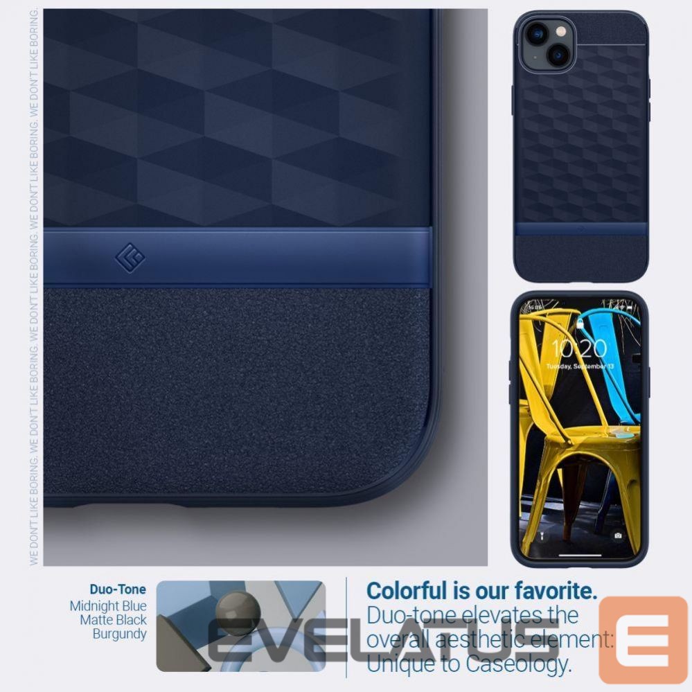Чехол на заднюю панель Spigen Caseology Parallax Mag Case with MagSafe for iPhone 14 Plus - Navy