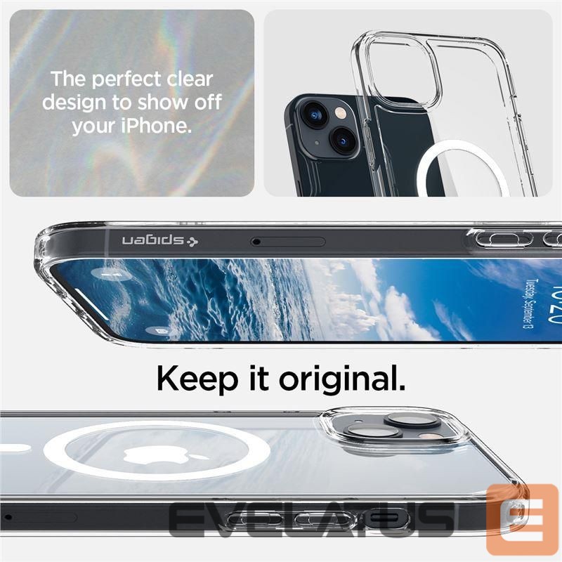 Чехол на заднюю панель Spigen Transparent || White