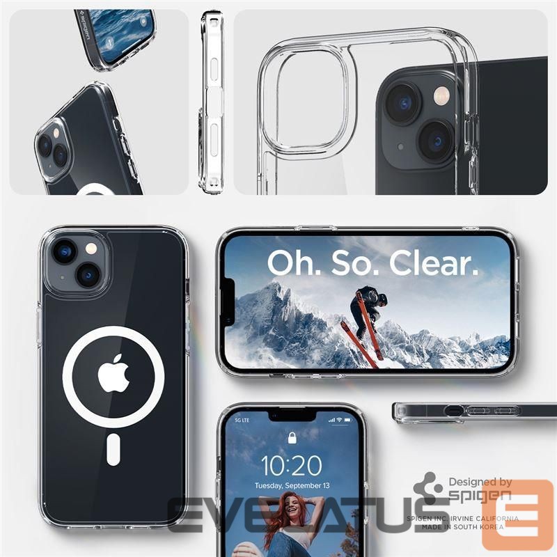 Чехол на заднюю панель Spigen Transparent || White