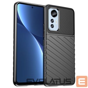 Чехол на заднюю панель Hurtel  Thunder Case case for Xiaomi 12 Lite silicone armor case black 