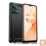 Чехол на заднюю панель Hurtel  Carbon Case case for Realme C31 flexible silicone carbon cover black 