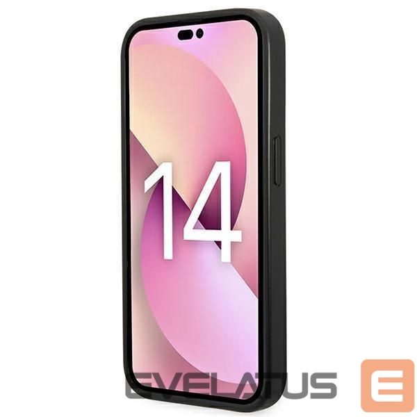 Чехол на заднюю панель Karl Lagerfeld Karl Lagerfeld KLHCP14XSAPCHK iPhone 14 Pro Max 6,7" hardcase czarny/black Saffiano Choupette Head Patch