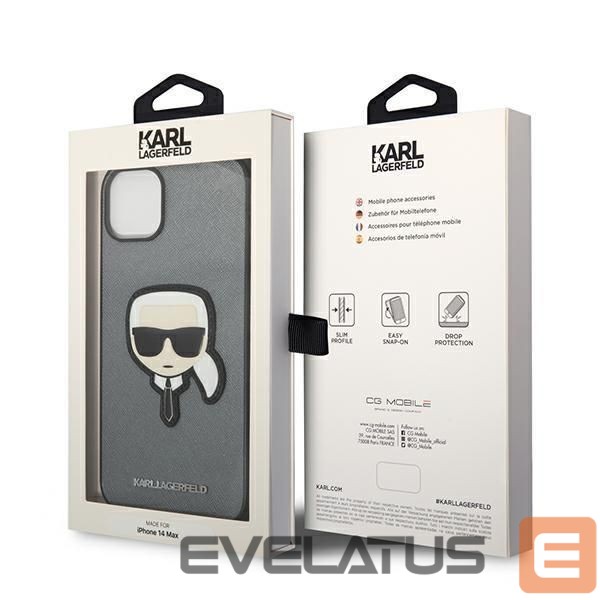 Чехол на заднюю панель Karl Lagerfeld Silver