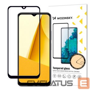 Защитное стекло Wozinsky  Wozinsky Full Glue Tempered Glass Vivo Y16 / Y02s Full Screen with Frame black (case friendly) 