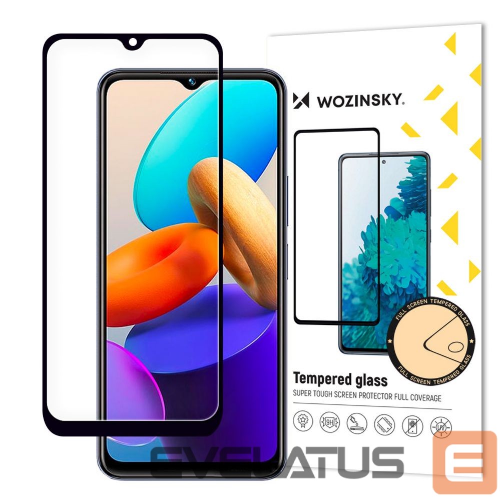 Защитное стекло Wozinsky Wozinsky Full Glue tempered glass Vivo Y35 / Y22 / Y22s full screen with frame black (case friendly)