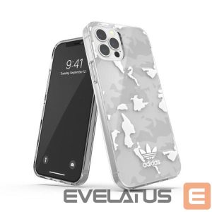 Чехол на заднюю панель Adidas  Adidas OR SnapCase Camo iPhone 12/12 Pro transparent/white 43705 