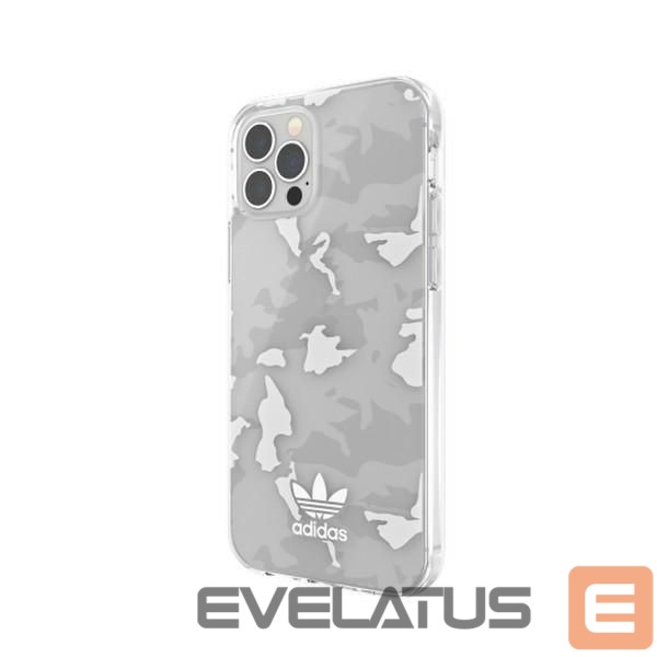 Чехол на заднюю панель Adidas Adidas OR SnapCase Camo iPhone 12/12 Pro transparent/white 43705