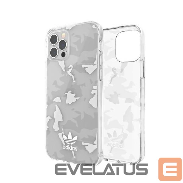 Чехол на заднюю панель Adidas Adidas OR SnapCase Camo iPhone 12/12 Pro transparent/white 43705