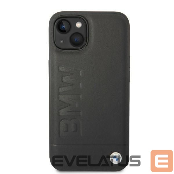 Чехол на заднюю панель BMW Case BMW BMHMP14MSLLBK iPhone 14 Plus 6.7 "black / black hardcase Signature Logo Imprint Magsafe