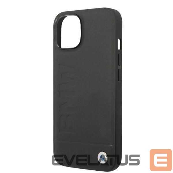 Чехол на заднюю панель BMW Case BMW BMHMP14MSLLBK iPhone 14 Plus 6.7 "black / black hardcase Signature Logo Imprint Magsafe