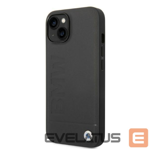 Чехол на заднюю панель BMW Case BMW BMHMP14MSLLBK iPhone 14 Plus 6.7 "black / black hardcase Signature Logo Imprint Magsafe
