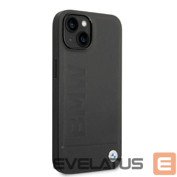Чехол на заднюю панель BMW Case BMW BMHMP14MSLLBK iPhone 14 Plus 6.7 "black / black hardcase Signature Logo Imprint Magsafe