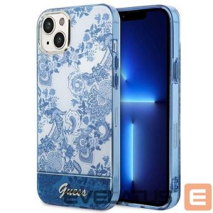 Чехол на заднюю панель Guess  Guess GUHCP14MHGPLHB iPhone 14 Plus 6.7" blue/blue hardcase Porcelain Collection