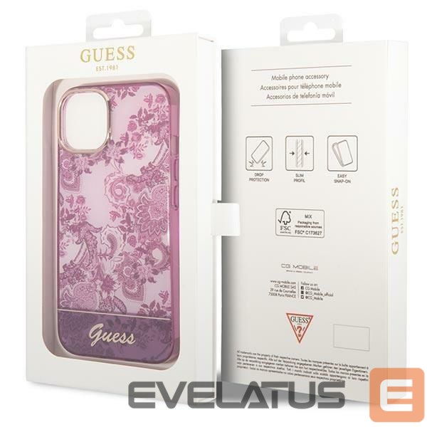 Чехол на заднюю панель Guess Pink
