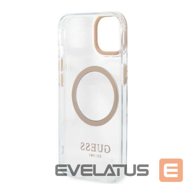 Чехол на заднюю панель Guess Gold || Transparent