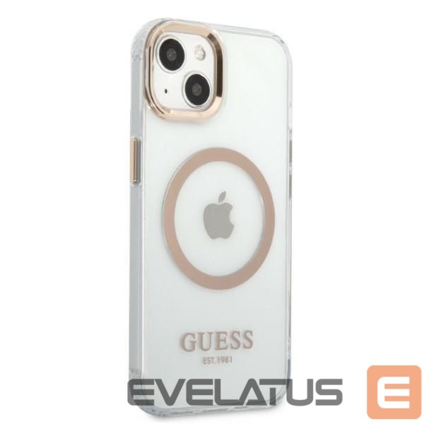 Чехол на заднюю панель Guess Gold || Transparent