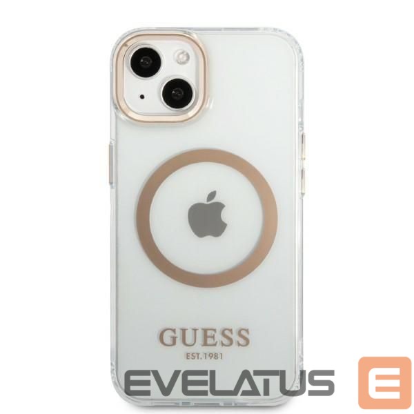 Чехол на заднюю панель Guess Gold || Transparent