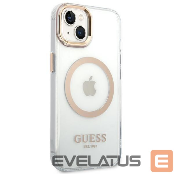 Чехол на заднюю панель Guess Gold || Transparent