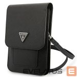 Чехол универсальный для спорта Guess  Guess Handbag GUWBSATMBK black / black Saffiano Triangle 