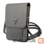 Чехол универсальный для спорта Guess  Guess Handbag GUWBSATMGR gray / gray Saffiano Triangle 