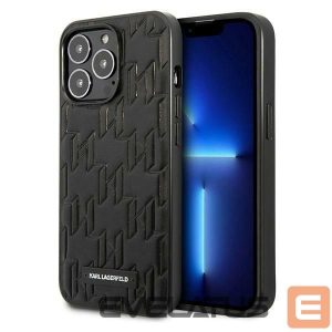 Чехол на заднюю панель Karl Lagerfeld  Karl Lagerfeld KLHCP13LMNMP1K iPhone 13 Pro / 13 6.1 "hardcase black / black Monogram Plaque 