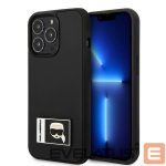 Чехол на заднюю панель Karl Lagerfeld  Karl Lagerfeld Ikonik Patch Case for iPhone 13 Pro Max - Black 