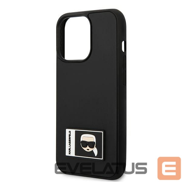 Чехол на заднюю панель Karl Lagerfeld Karl Lagerfeld Ikonik Patch Case for iPhone 13 Pro Max - Black