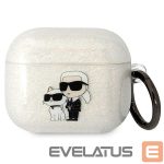 Чехол на заднюю панель Karl Lagerfeld  Karl Lagerfeld KLA3HNKCTGT Airpods 3 cover transparent Gliter Karl&Choupette 
