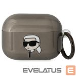 Чехол на заднюю панель Karl Lagerfeld  Karl Lagerfeld KLAPHNIKTCK AirPods Pro cover black/black Karl's Head 