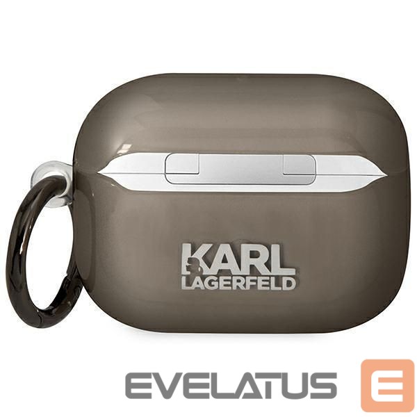 Чехол на заднюю панель Karl Lagerfeld Karl Lagerfeld KLAPHNIKTCK AirPods Pro cover black/black Karl's Head