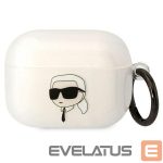 Чехол на заднюю панель Karl Lagerfeld  Karl Lagerfeld KLAPHNIKTCT AirPods Pro cover transparent Karl`s Head 