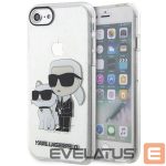 Чехол на заднюю панель Karl Lagerfeld  Karl Lagerfeld KLHCI8HNKCTGT iPhone 7/8/ SE 2020 / SE 2022 transparent hardcase Gliter Karl&Choupette 