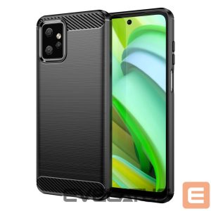 Чехол на заднюю панель Hurtel  Carbon Case for Motorola Moto G Power 2023 flexible silicone carbon cover black 