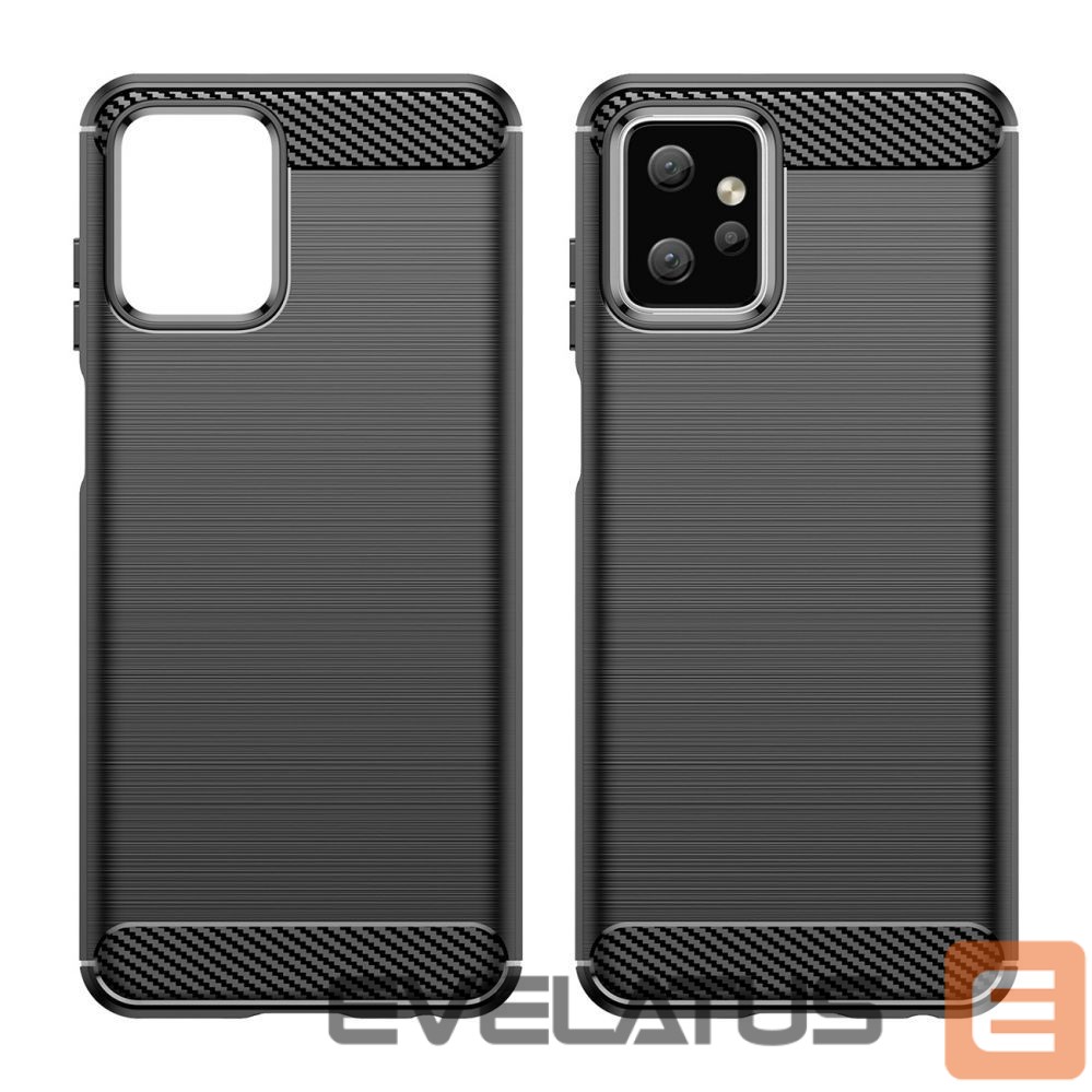 Чехол на заднюю панель Hurtel Carbon Case for Motorola Moto G Power 2023 flexible silicone carbon cover black